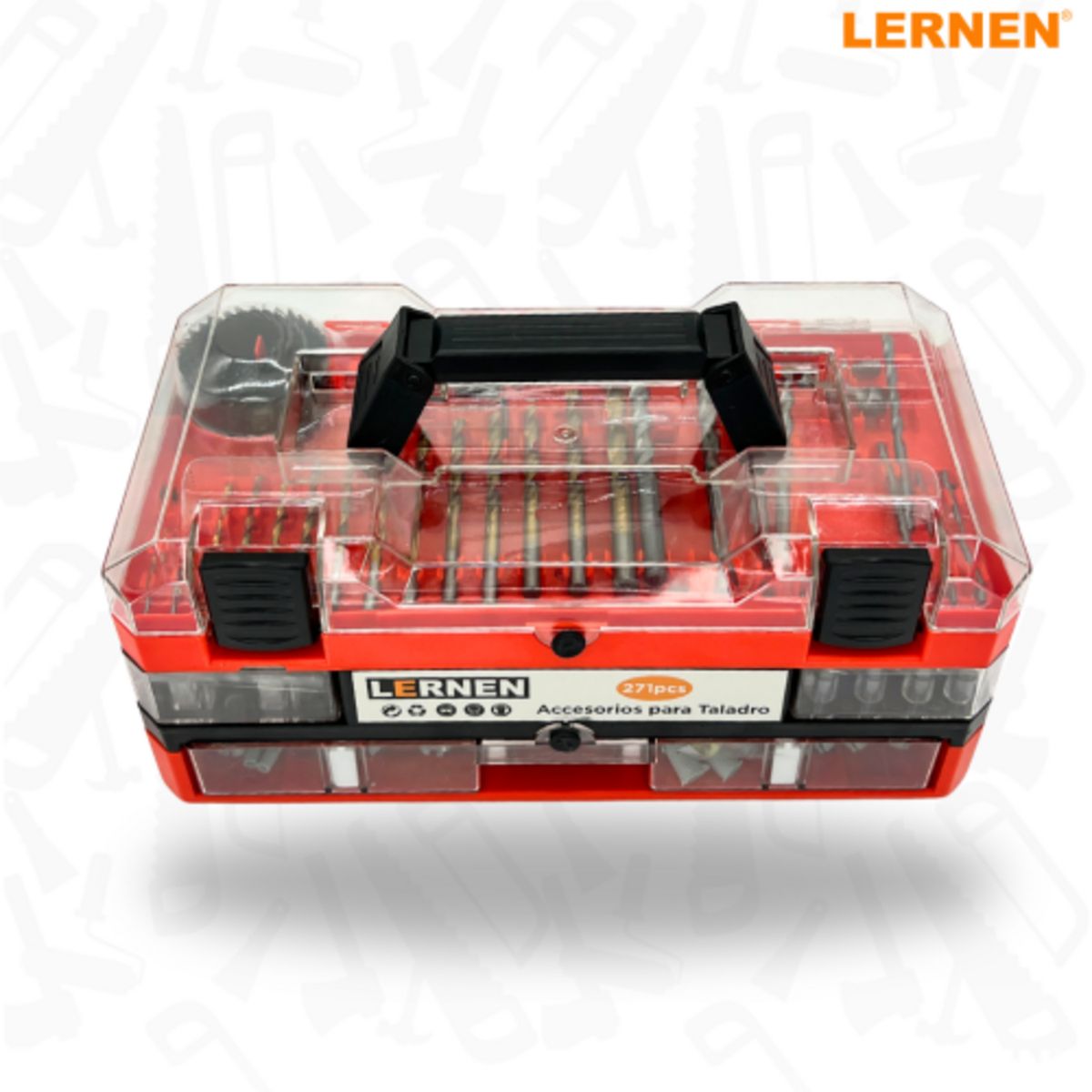 LERNEN - Pack brocas y puntas 271 piezas
