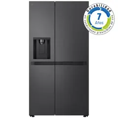 LG - Refrigerador Side by Side No Frost 621 Litros Negro GS66SPM