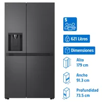 Refrigerador Side by Side No Frost 621 Litros GS66SPM