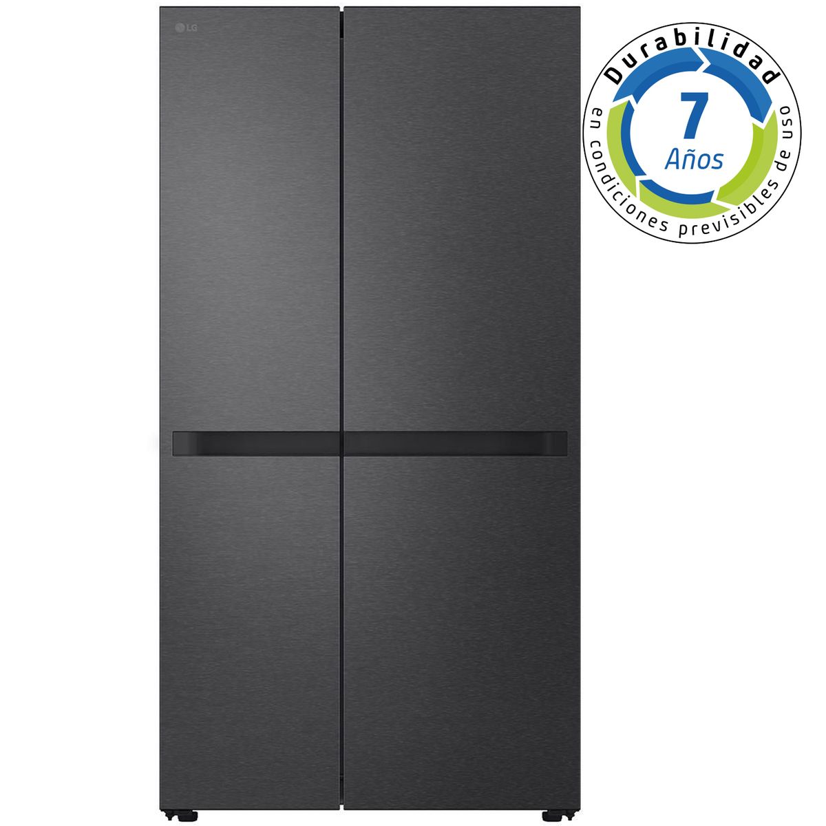 LG - Refrigerador 2 Puertas Side by Side No Frost 658 Litros Negro GS66BPM