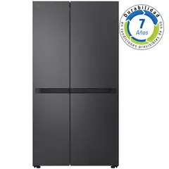 LG - Refrigerador 2 Puertas Side by Side No Frost 658 Litros Negro GS66BPM