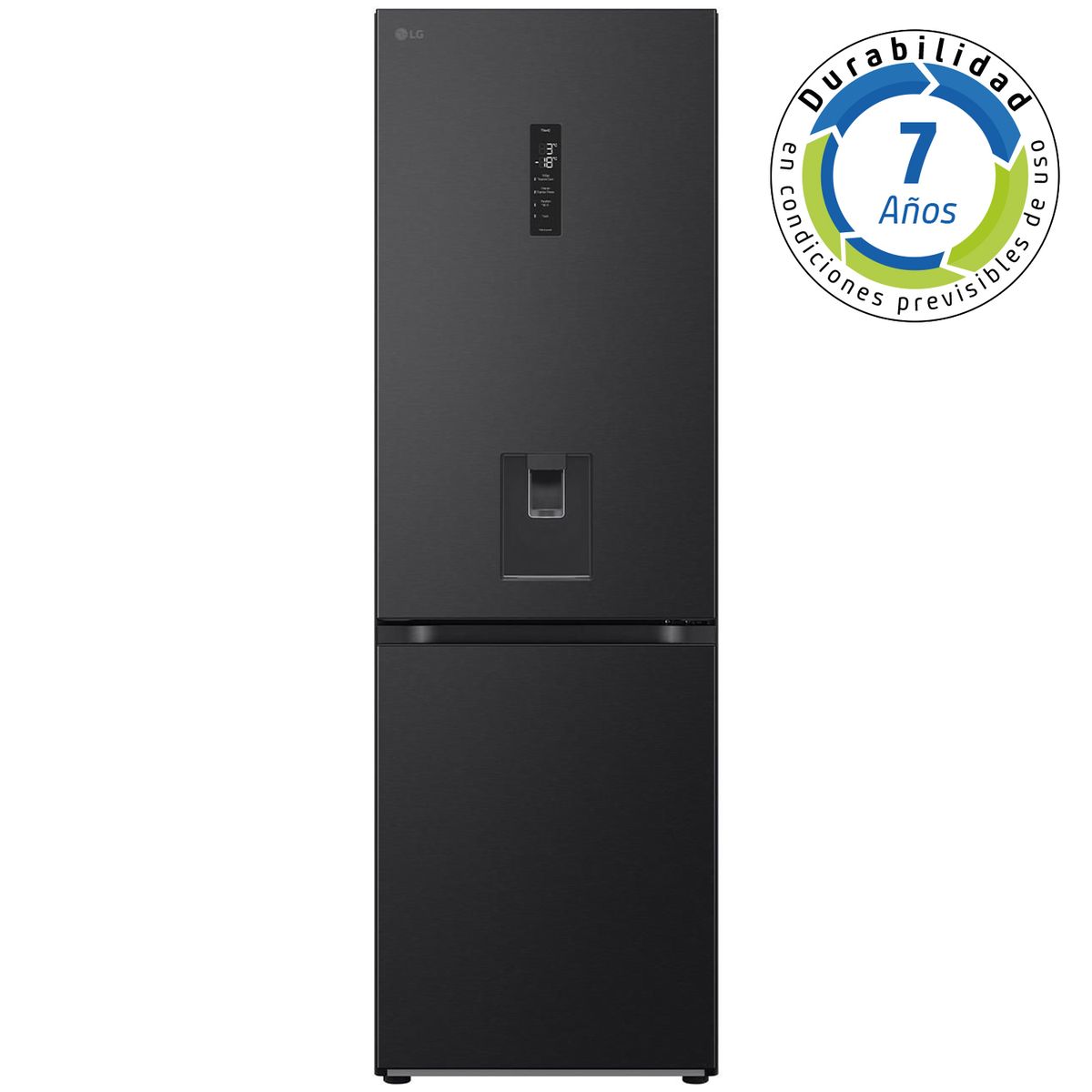 LG - Refrigerador Bottom Freezer No Frost 344 Litros Negro GB37SPT