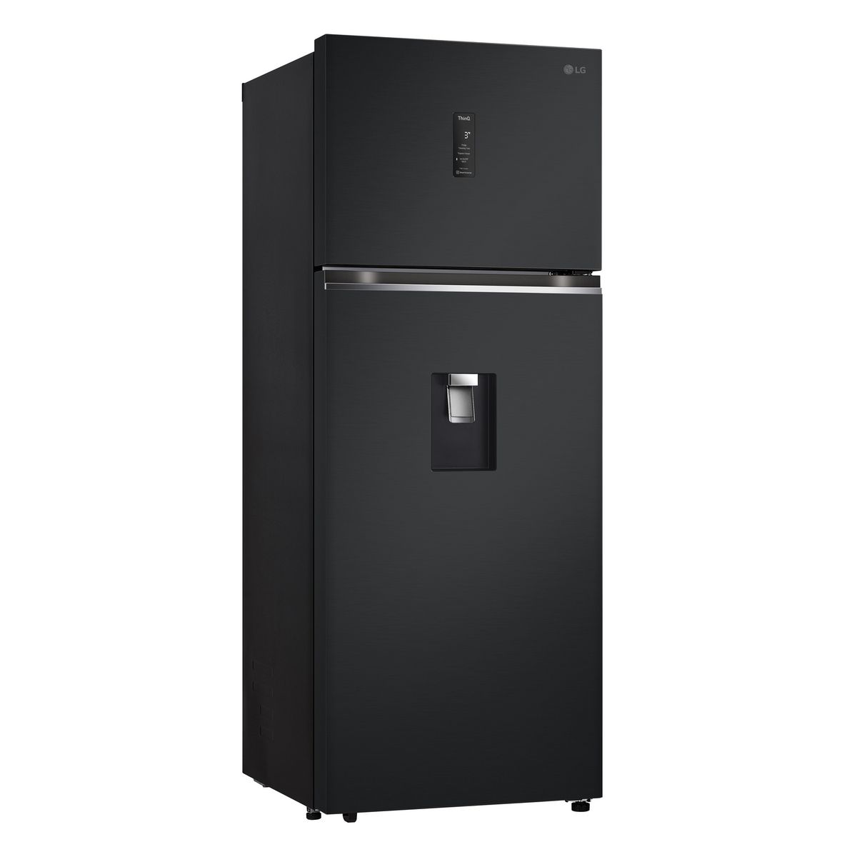LG - Refrigerador Top Freezer No Frost 449 Litros Negro Esencial Matte VT45APMC