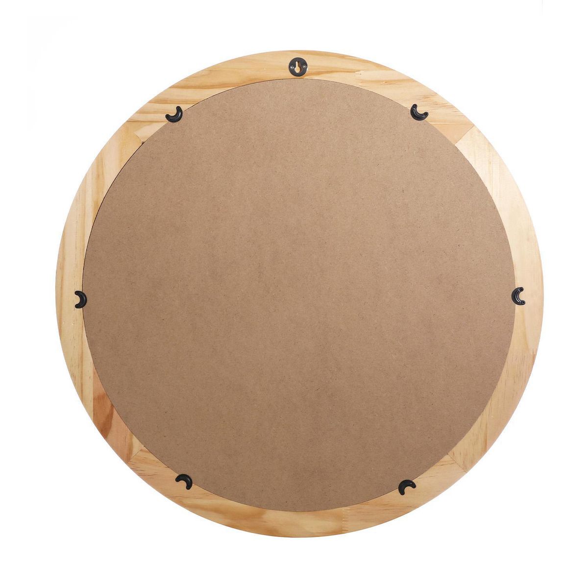 JUST HOME COLLECTION - Espejo Decorativo Forma Redonda 60x1.2 cm Beige OI25