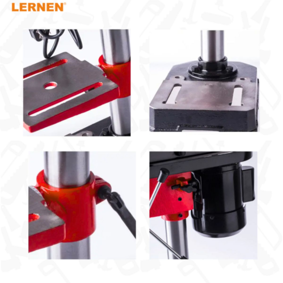 LERNEN - Taladro de pedestal 13 mm 350W