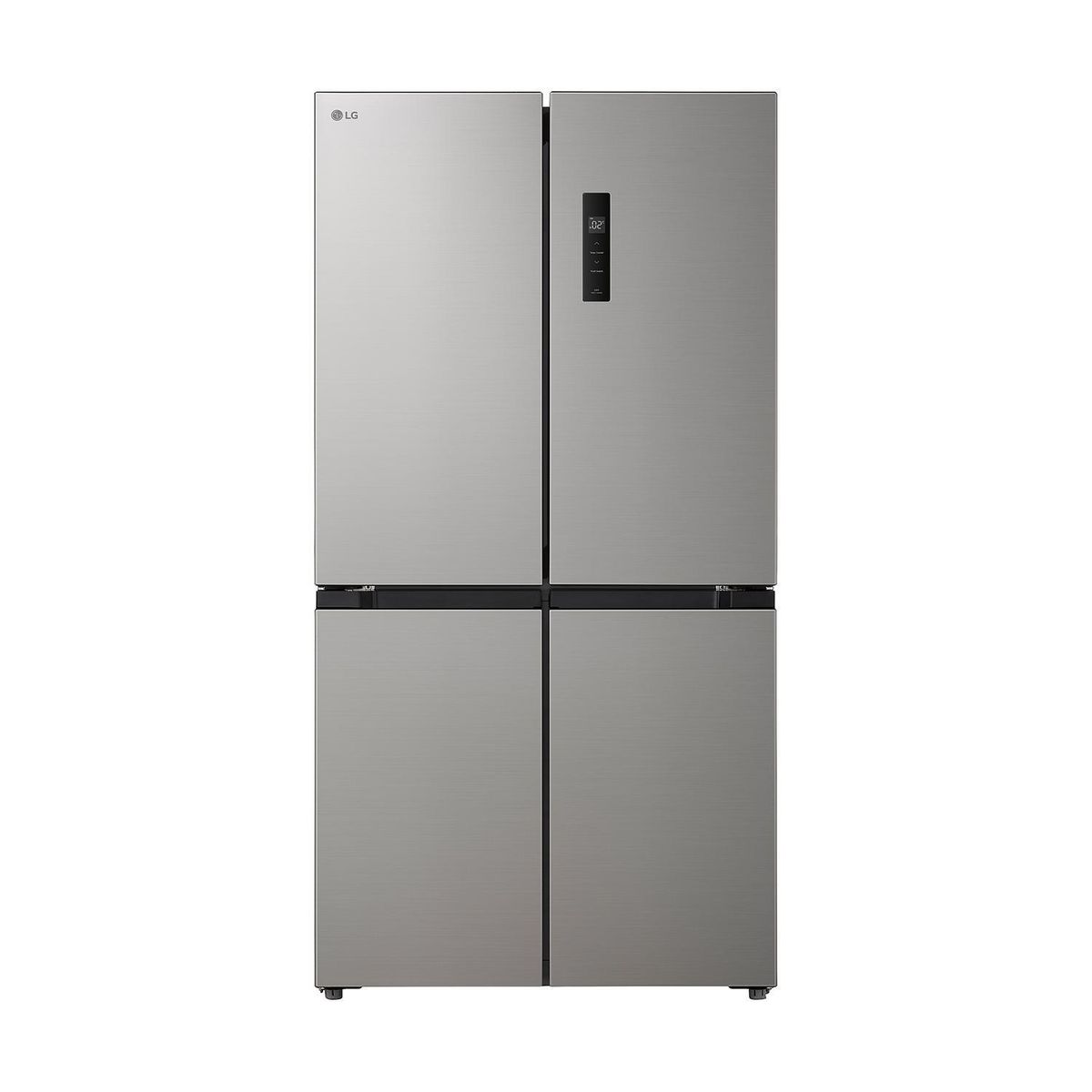 LG - Refrigerador French Door No Frost 424 Litros Plateado GM47MPZ