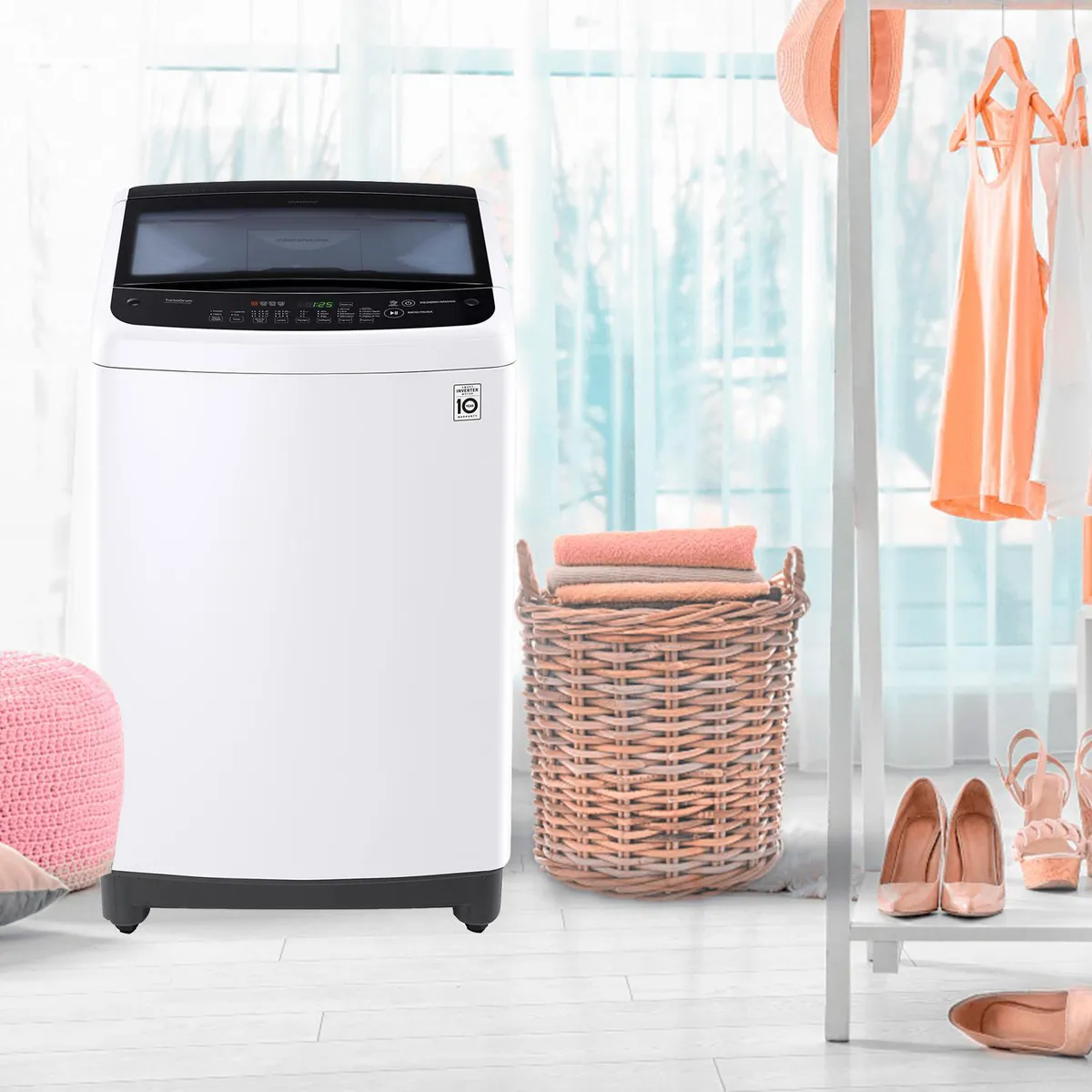 LG - Lavadora Carga Superior 13 kg Blanco WT13WSBP