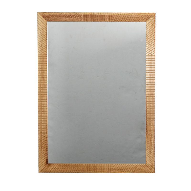 JUST HOME COLLECTION - Espejo Decorativo Forma Rectangular 50x70 cm Beige OI25