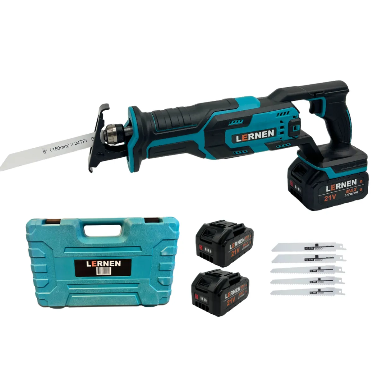 LERNEN - Sierra sable inalámbrica 21V Reciproca PRO