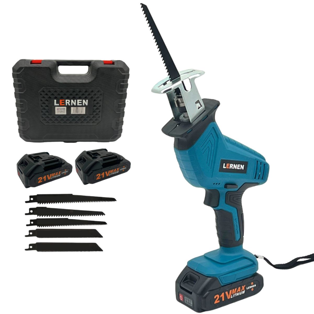 LERNEN - Sierra sable inalámbrica 21V Reciproca