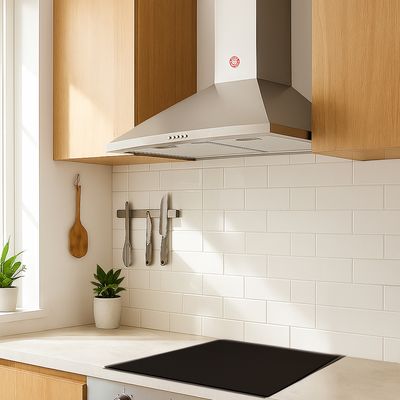 Imagen 2 del producto Campana Decorativa 60 cm Silver Ut Quadra F60Cm