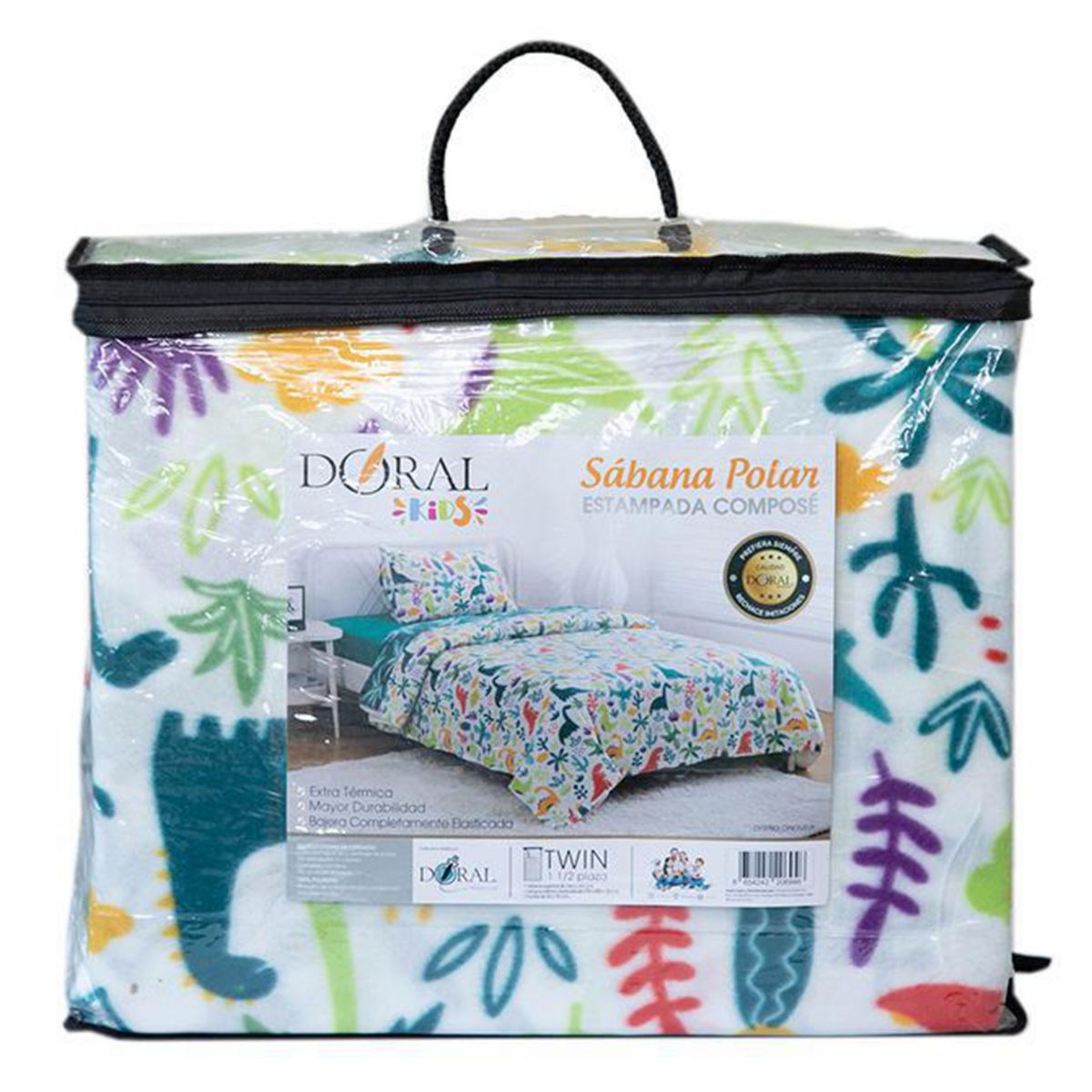 DORAL - Sábana Polar Infantil Niño 1.5 plazas Mix