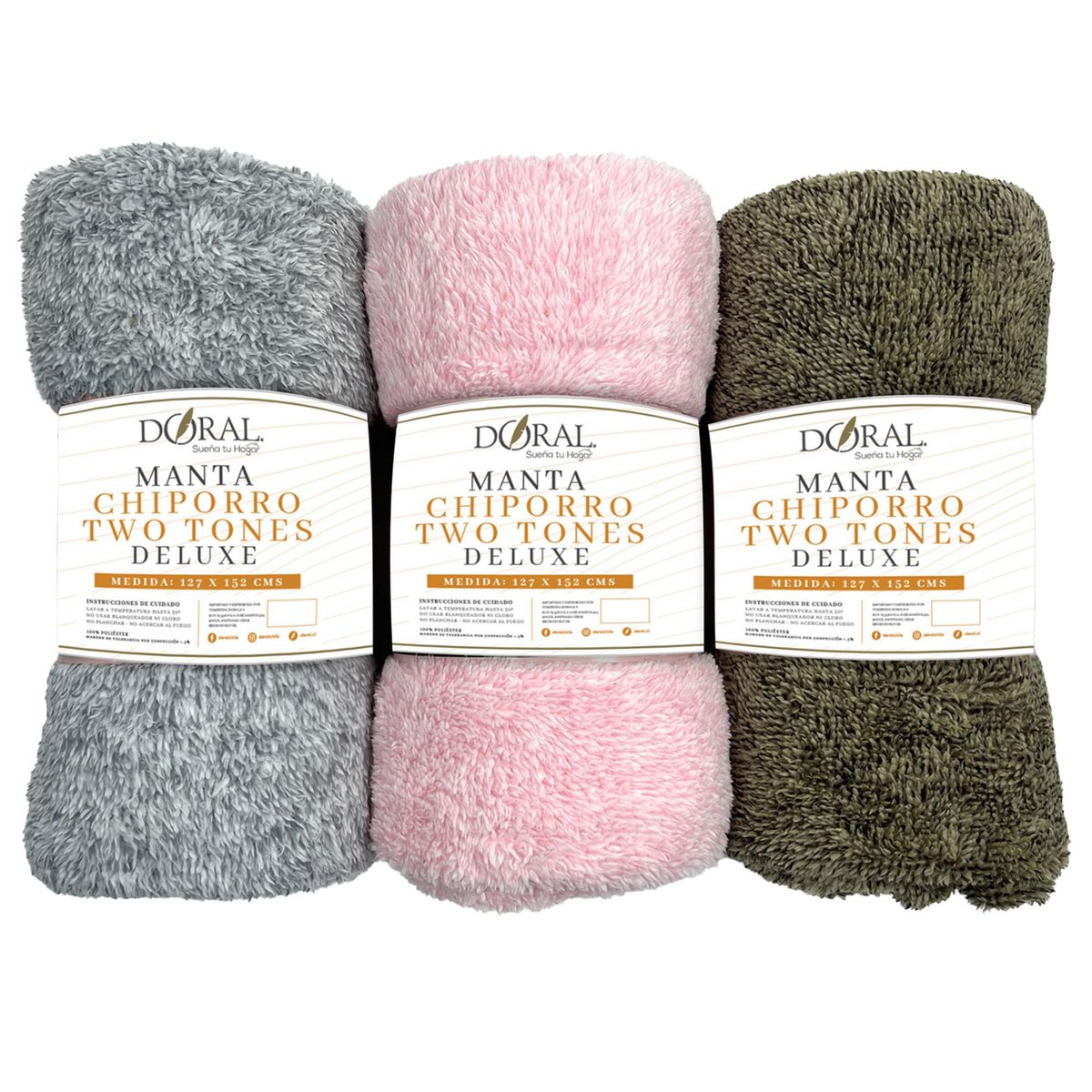 DORAL - Manta Chiporro Two Tones Two Tones Especial Surtido