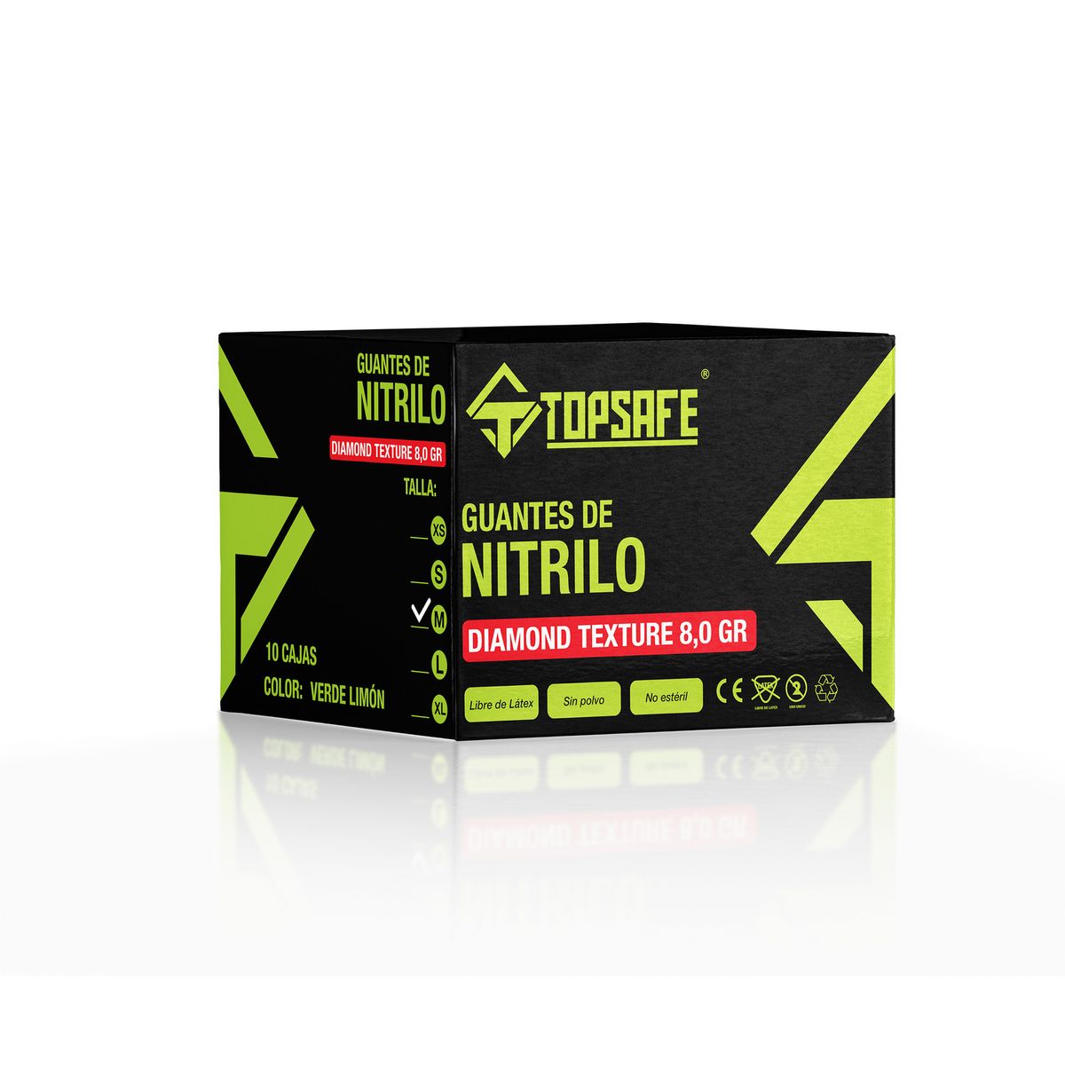 TOPSAFE - Guante de Nitrilo L 