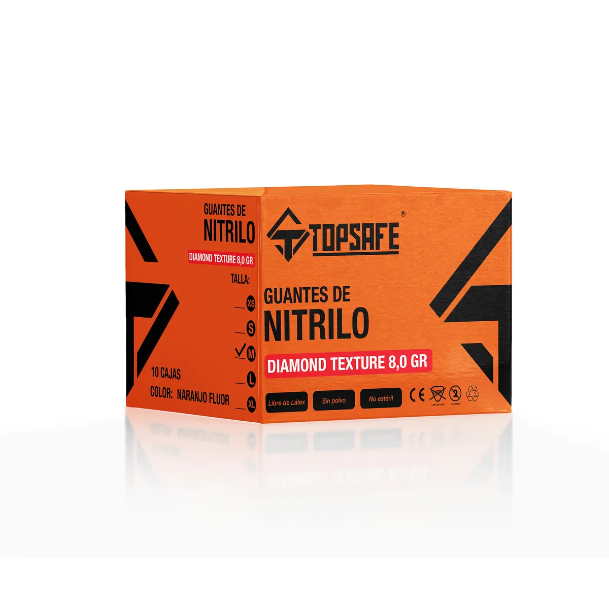 TOPSAFE - Guante de Nitrilo XL 