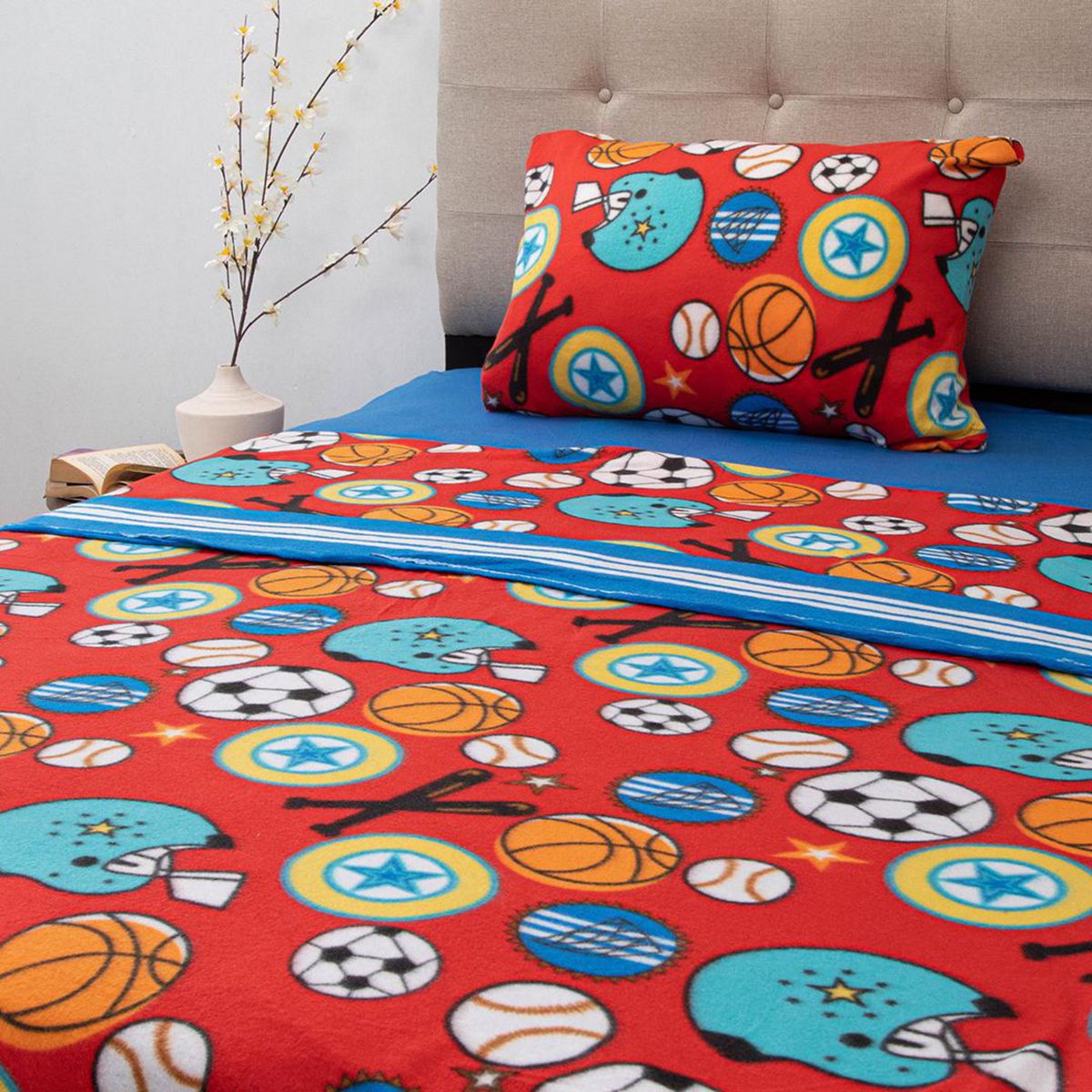 DORAL - Sábana Polar Kids Deportes1.5 plazas Multicolor