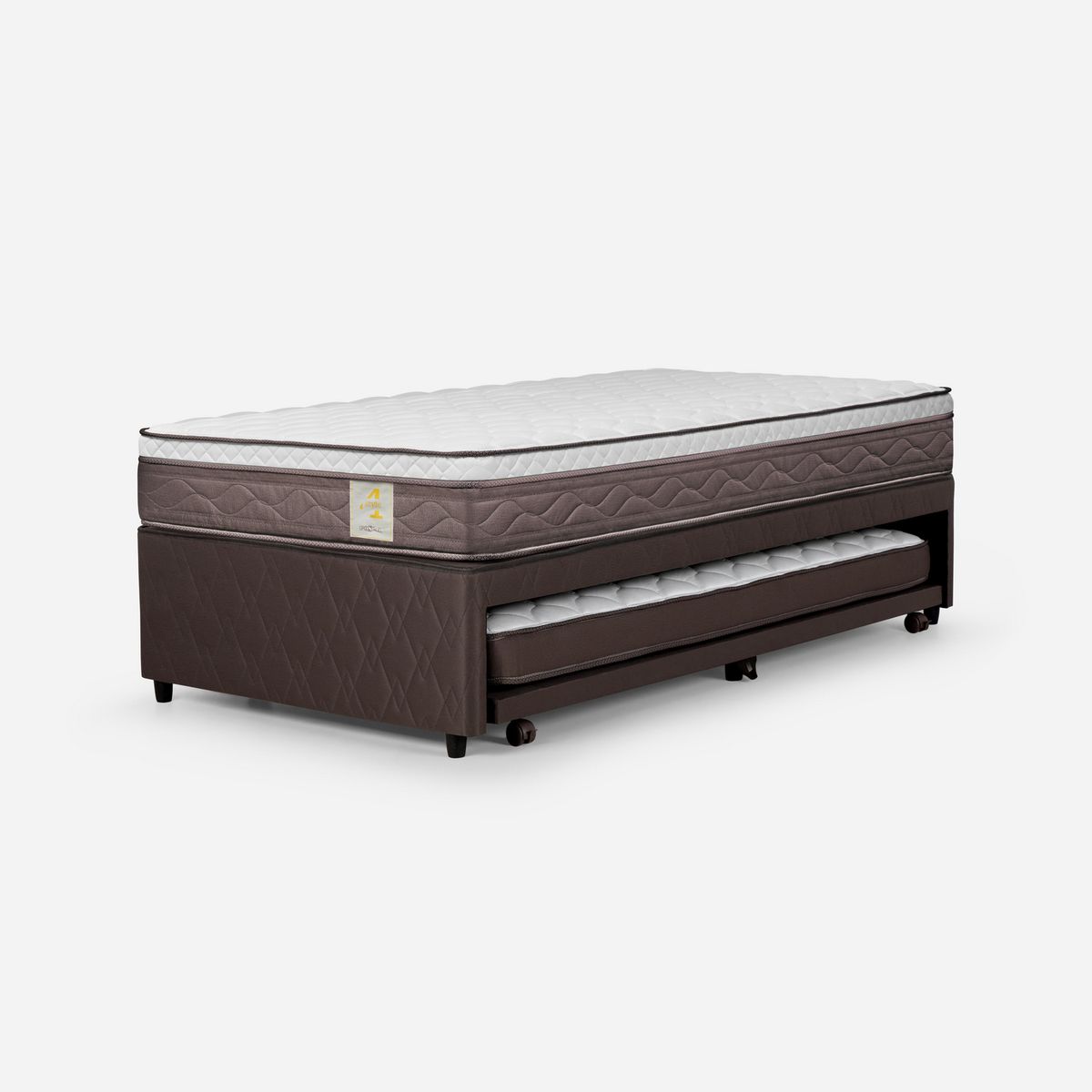 ROSEN - Divan 1.5 plazas New Style 4 Plus Chocolate