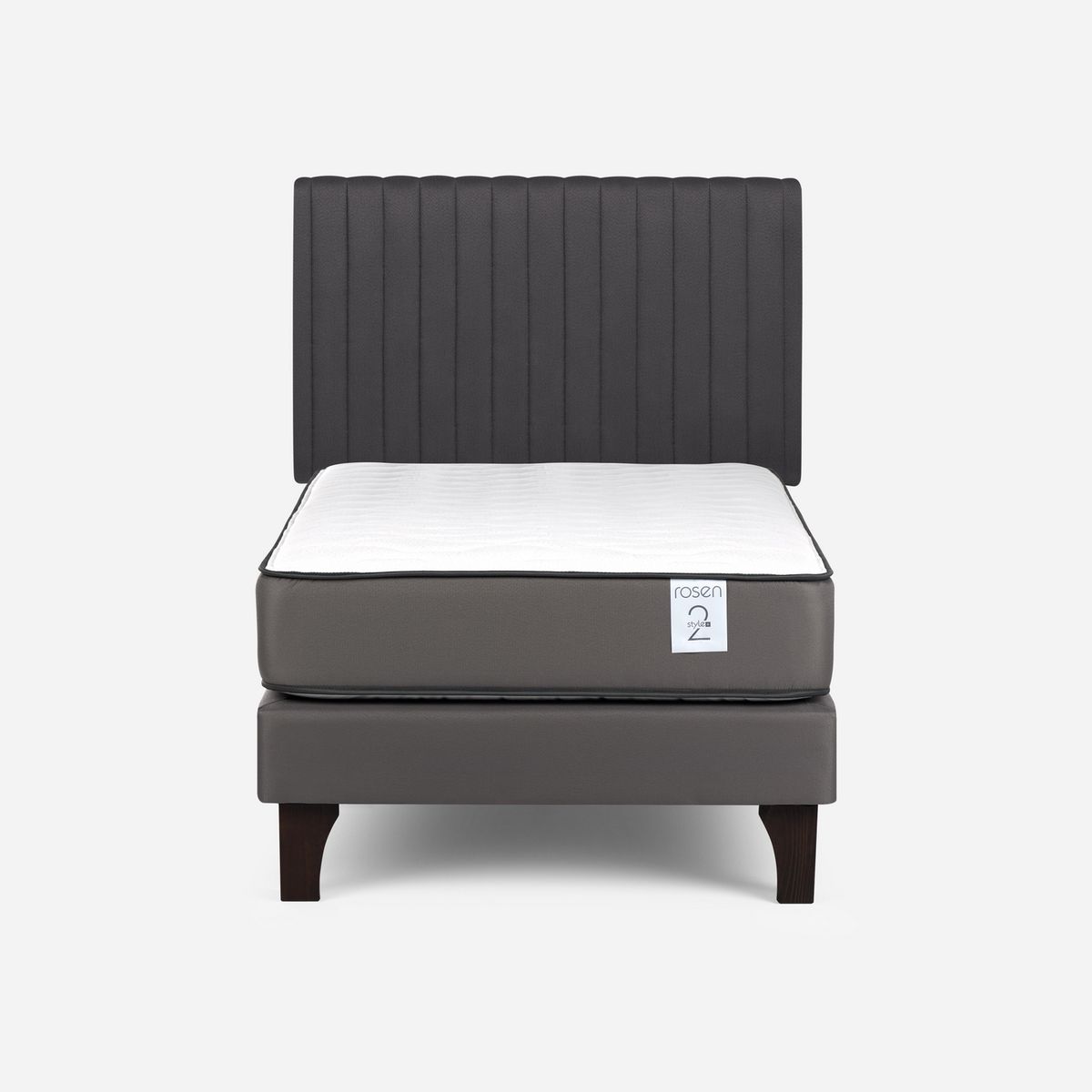 ROSEN - Cama 1 plaza Europea New Style 2 Plus Gris