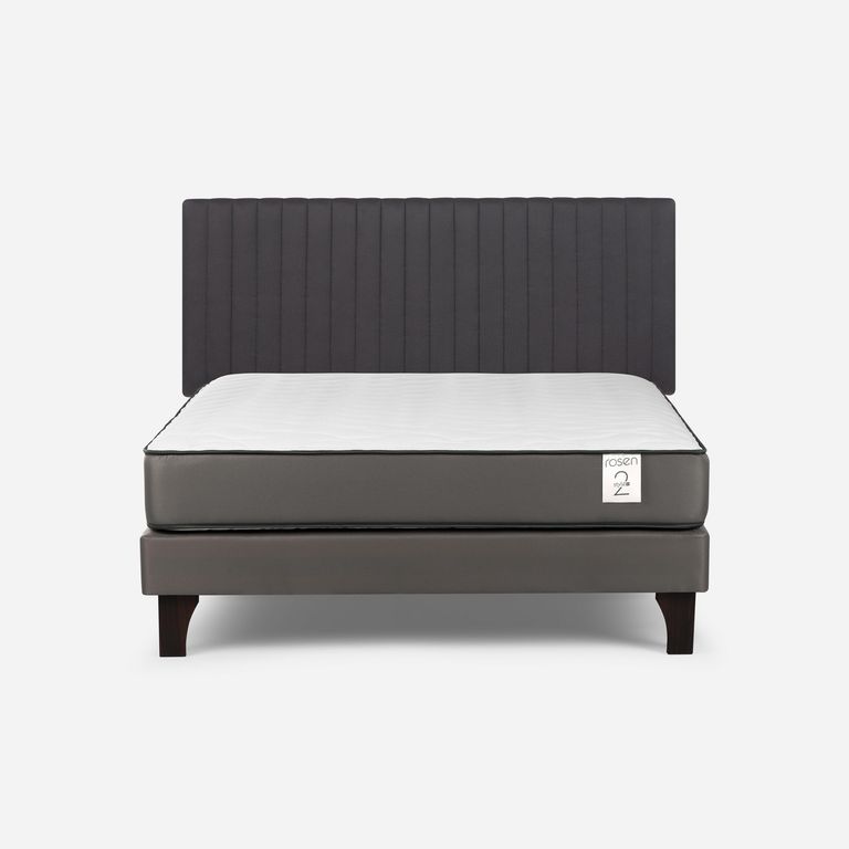 Cama 2 Plazas Europea New Style 2 Plus + Respaldo