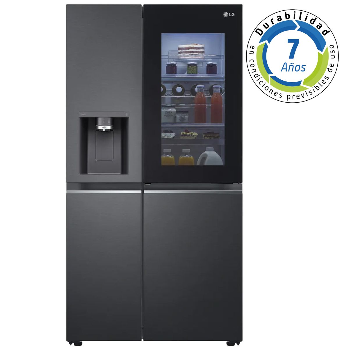 LG - Refrigerador 2 Puertas Side by Side No Frost 598 Litros GS66SXTC