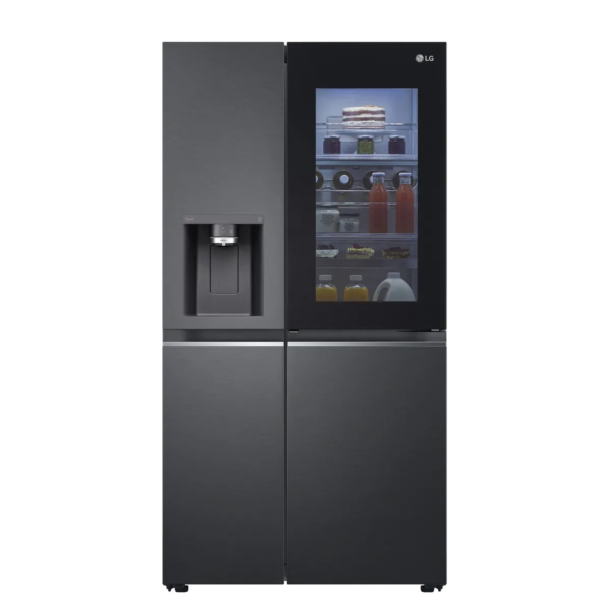 LG - Refrigerador 2 Puertas Side by Side No Frost 598 Litros Matte Black GS66SXTC