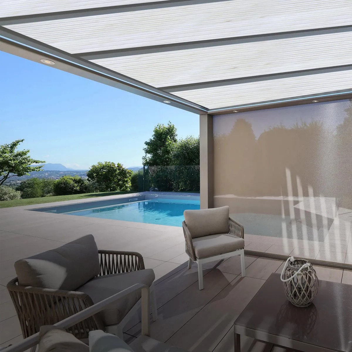 FEMOGLAS - Plancha Policarbonato Alveolar 6 mm 210x450 cm Perla