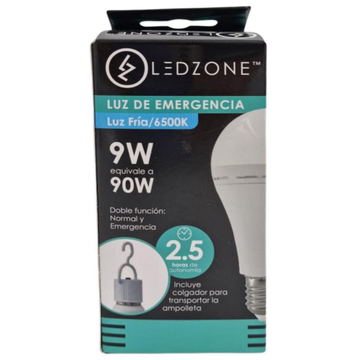 LEDZONE - Ampolleta Emergencia 7 W E27 810 lm Luz Fría