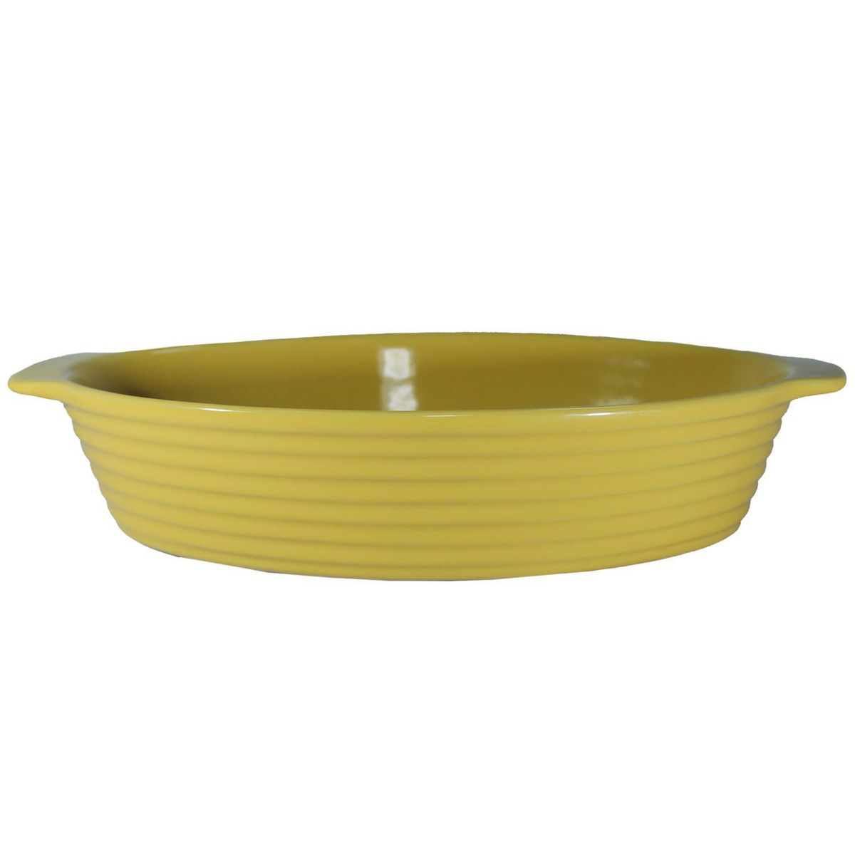 CLEVERWAY - Fuente Cleverway Ovalada Amarilla 34 X 21 cm para Horno