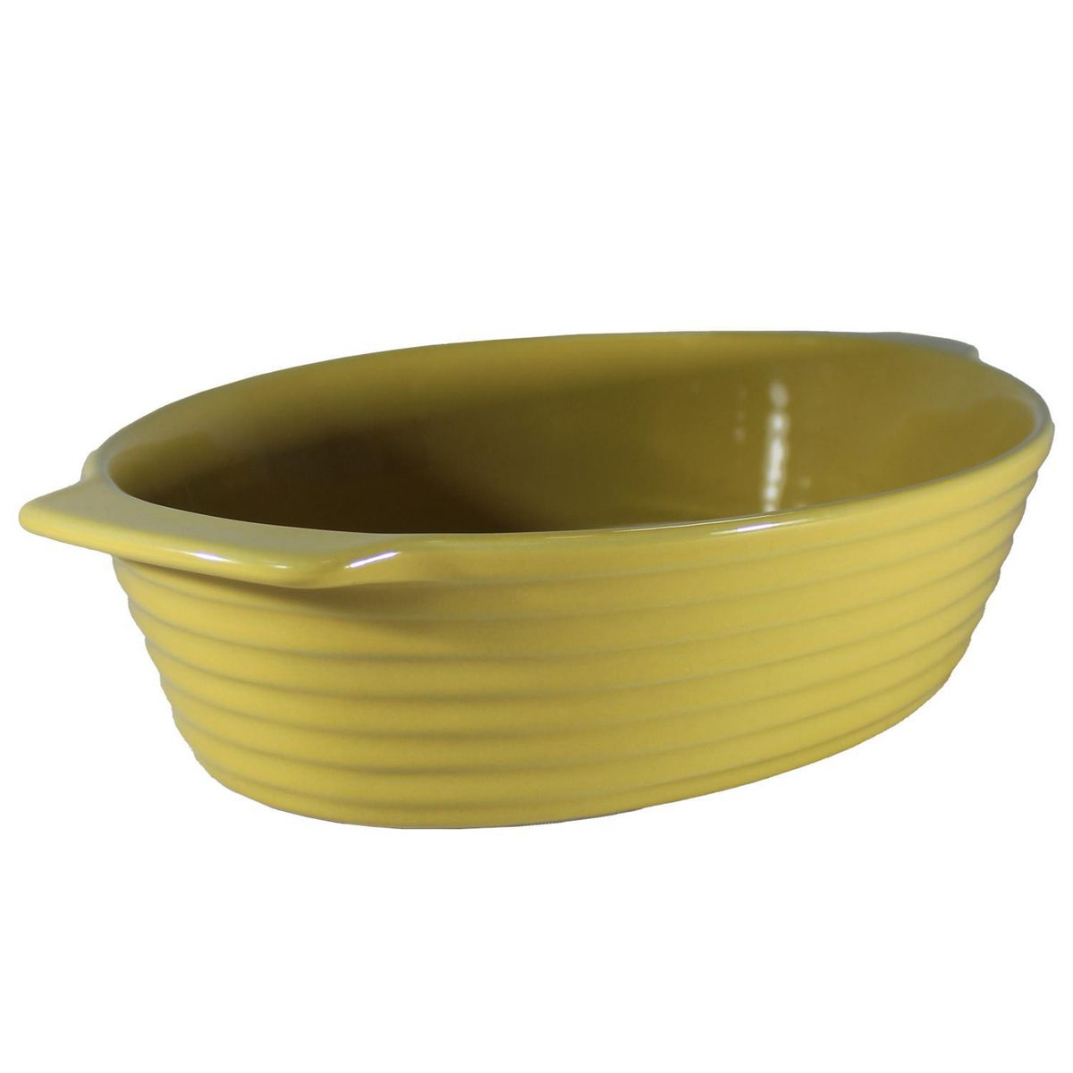 CLEVERWAY - Fuente Cleverway Ovalada Amarilla 34 X 21 cm para Horno