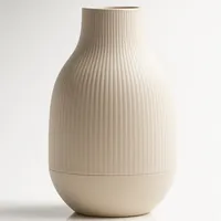 Florero base biobamboo café 18x25 cm