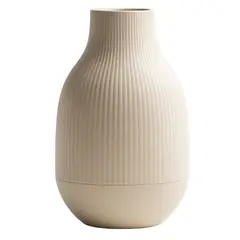 DECOGREEN - Florero base biobamboo café 18x25 cm