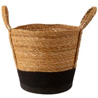 Canasto Organizador Shiva L 35X33 Cm Bicolor Con Asa