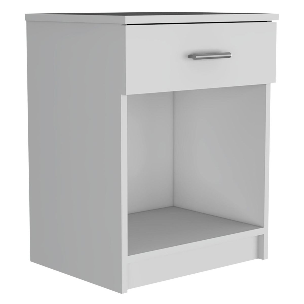 TUHOME - Velador 1 Cajón(es) Eco 42.4x55.2x34.5 cm Blanco
