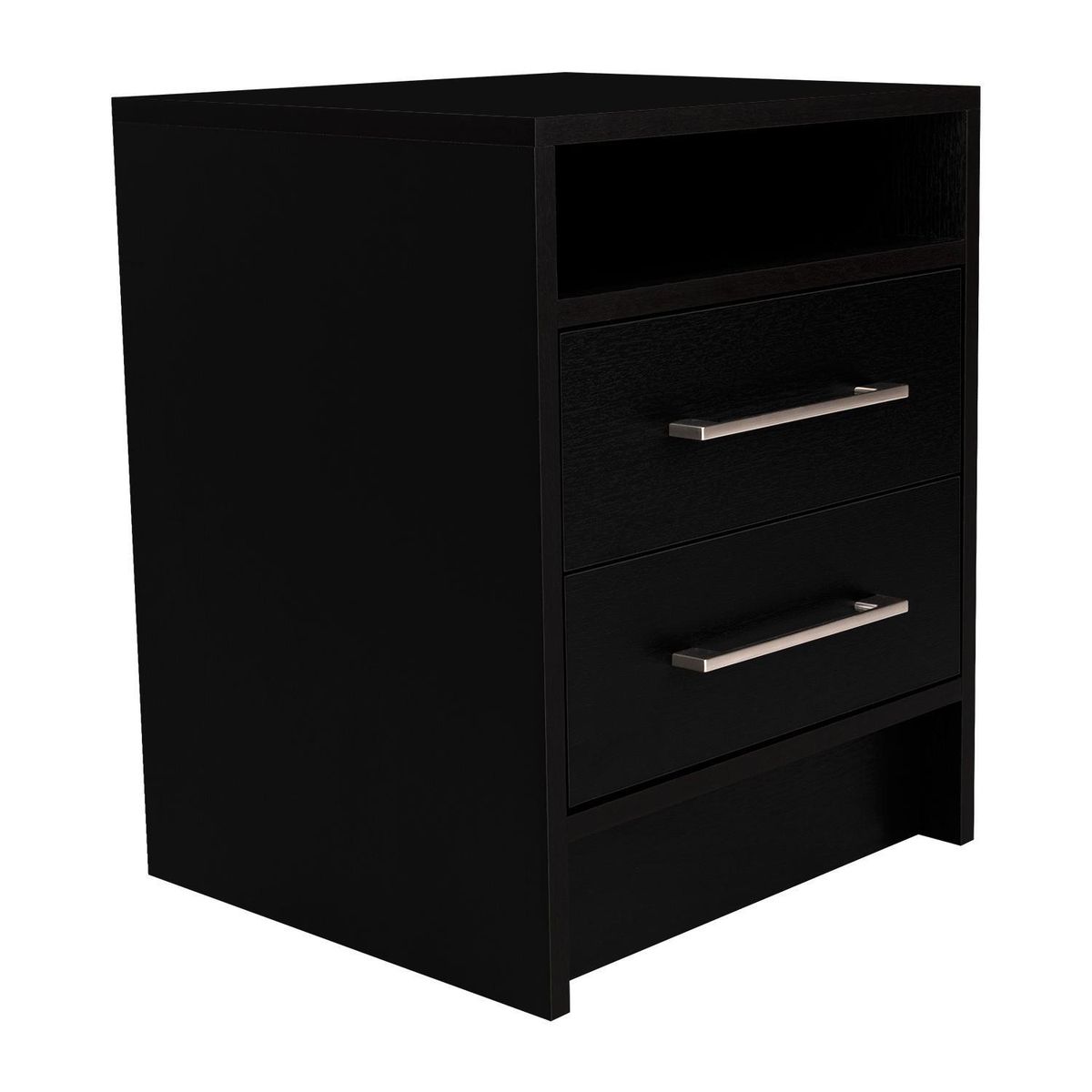 TUHOME - Velador 2 Cajón(es) Eter 40x50.7x37.3 cm Wengue