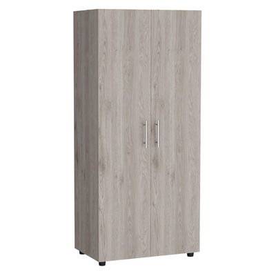 Imagen 2 del producto Closet 2 Puerta(s) 5 Repisa(s) 80x180x48 cm Ceniza/Blanco