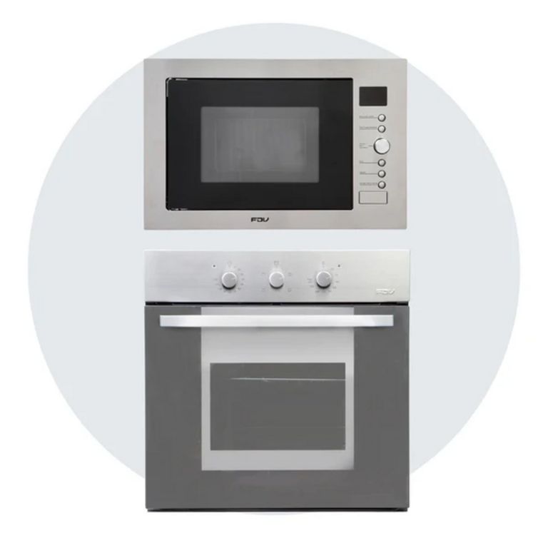 Kit Horno Microondas + Horno