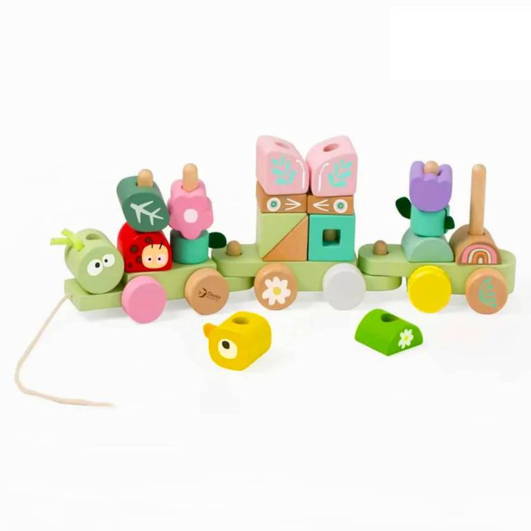 Juego de arrastre 7.3x12.3x37.1 cm Multicolor Desde 12 meses