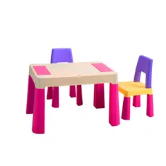 KIDSCOOL - Mesa didáctica pink con 2 sillitas