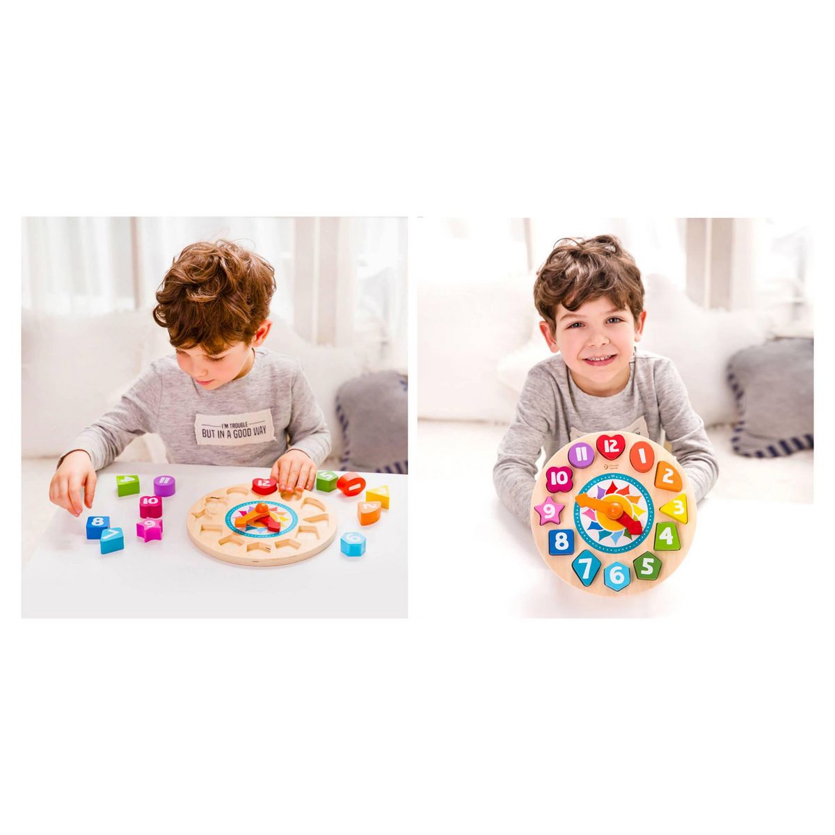 KIDSCOOL - Juego didáctico reloj Tic tac