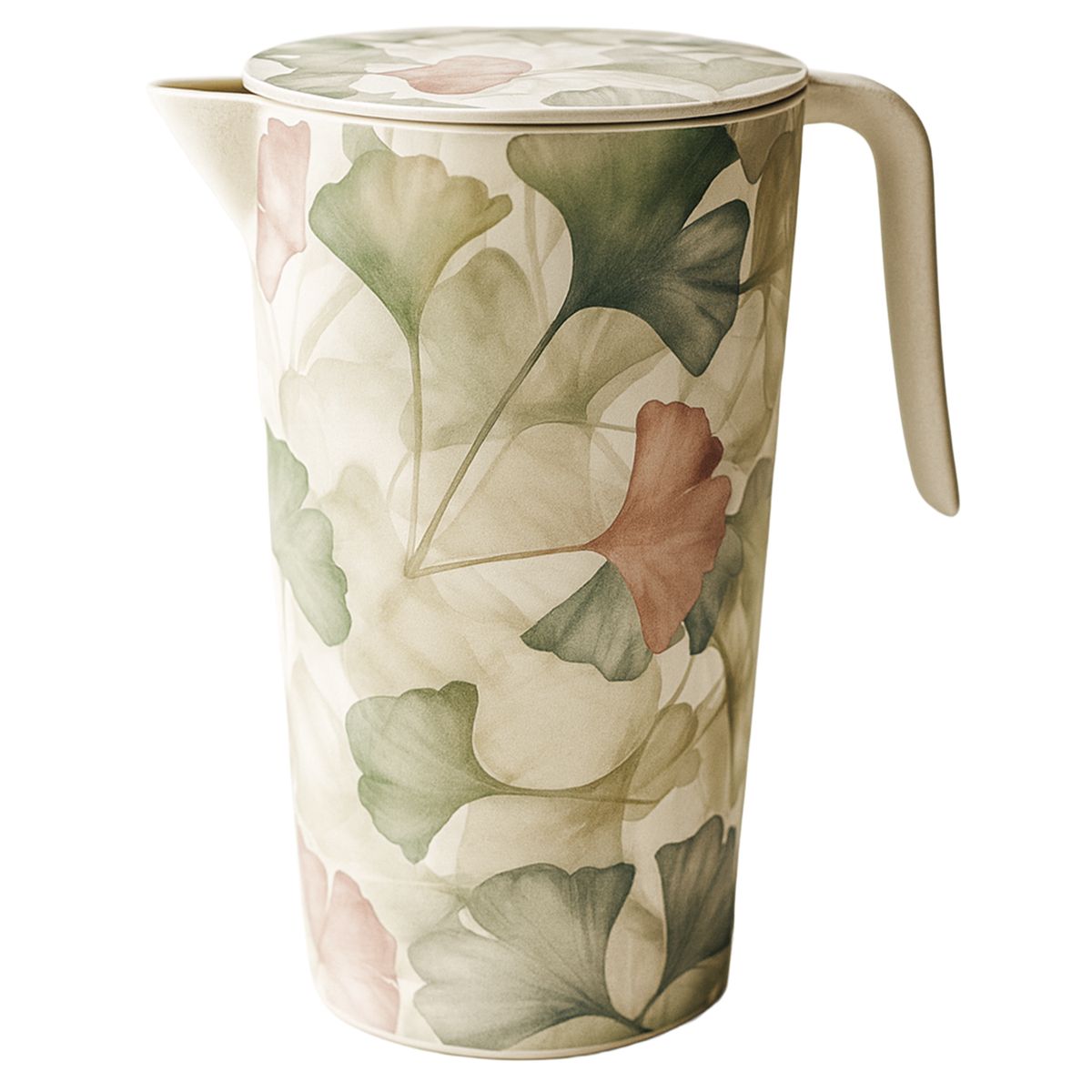 DECOGREEN - Jarrón de Bambú 1.4 l Gingko Verde