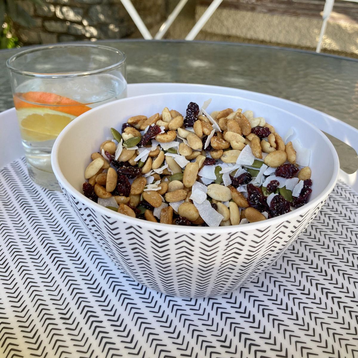 DECOGREEN - Bowl Decogreen Biobambú Flechas 15 Cm Capacidad 600 Ml