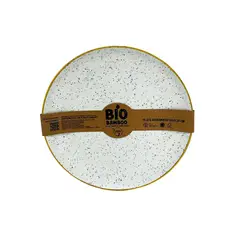 DECOGREEN - Plato 20 cm Biobamboo Gris