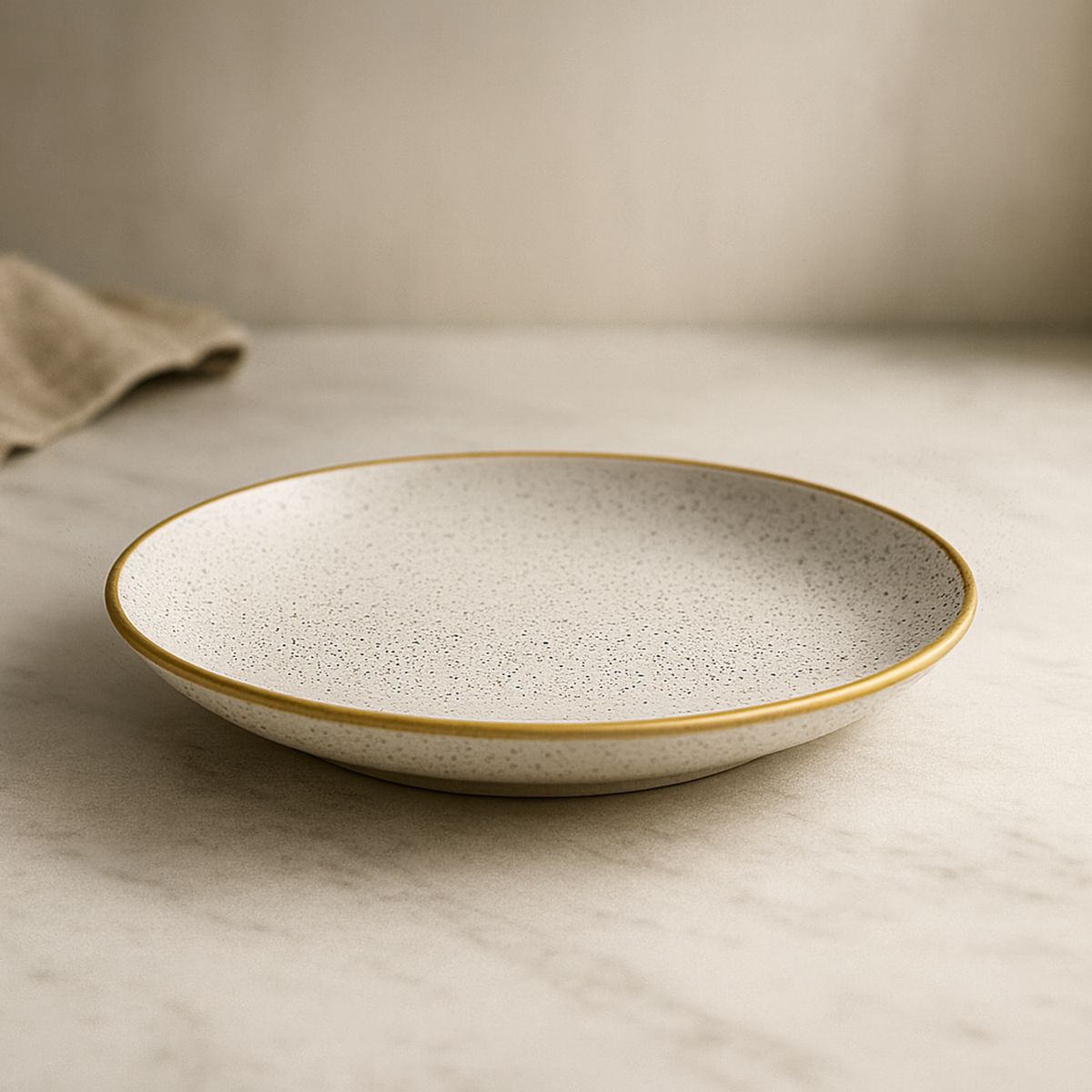 DECOGREEN - Plato 20 cm Biobamboo Gris