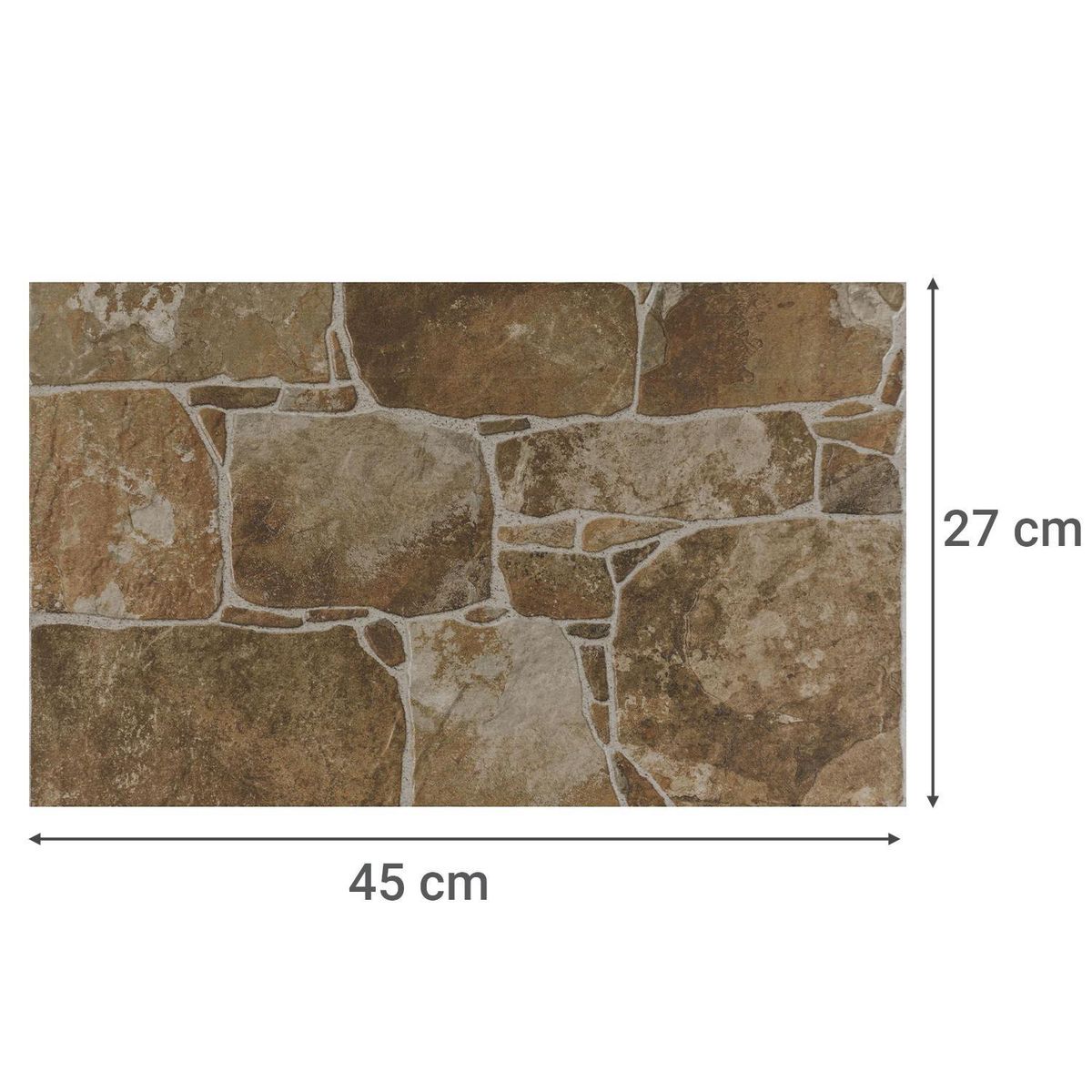 CORDILLERA - Fachaleta 45x27 cm Laja Zen Multicolor 1.7 m2