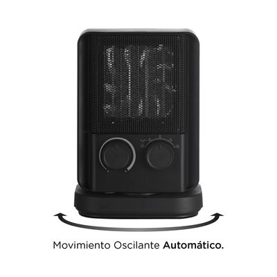 Imagen 2 del producto Calefactor Sobremesa Eléctrico 2000 W NTY20-22BK Negro