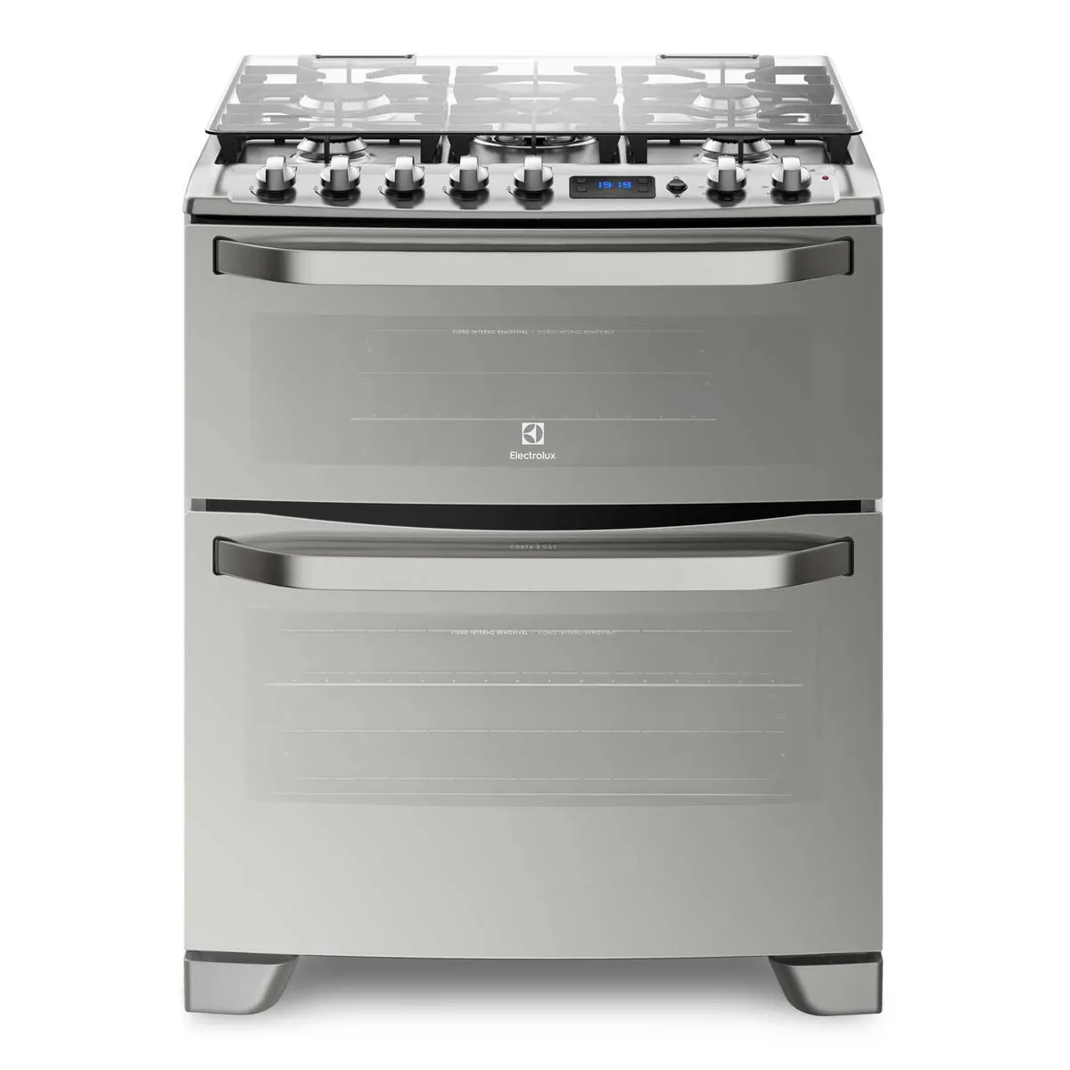 ELECTROLUX - Cocina a Gas 5 Platos Inox 76DXA