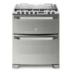 ELECTROLUX - Cocina a Gas 5 Platos Inox 76DXA