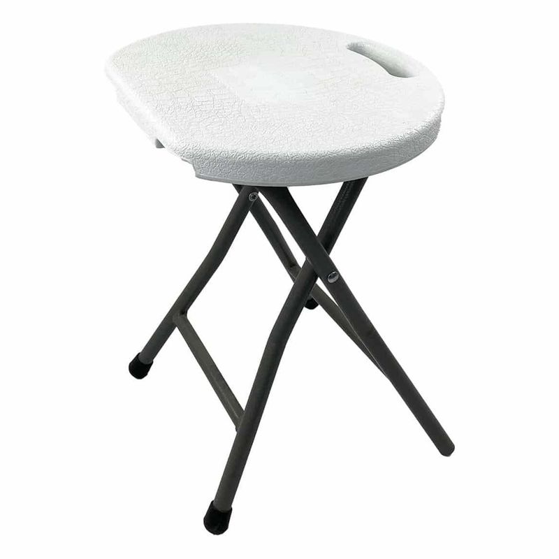 IMPORTADORA USA - Piso plegable Plegable Blanco 47x31.5x27.5 cm