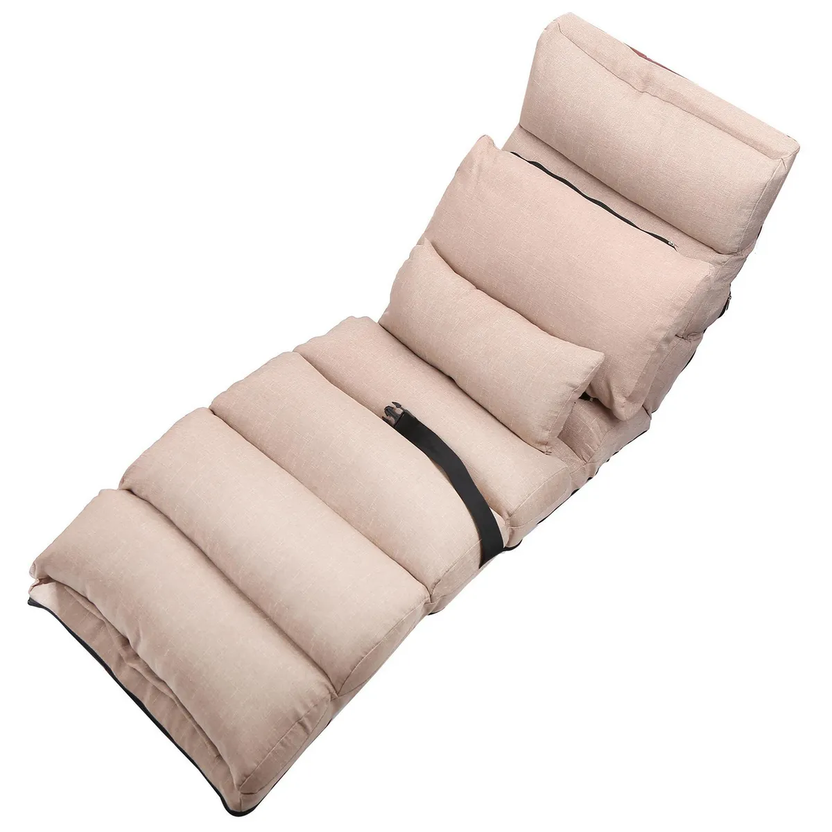 SOHOGAR - Sofá puff 1 cuerpo APX360 56x10x170 cm Beige