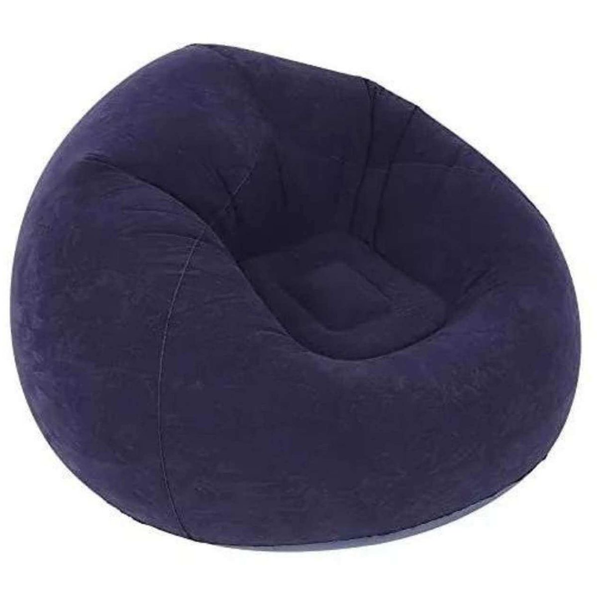SOHOGAR - Puff inflable azul 60x90x90 cm